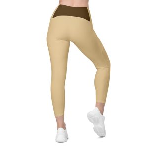 LB Athletics Club Pocket Leggings in Travertine - Image 3
