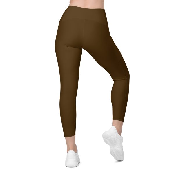 LB Athletics Club Pocket Leggings in Brown