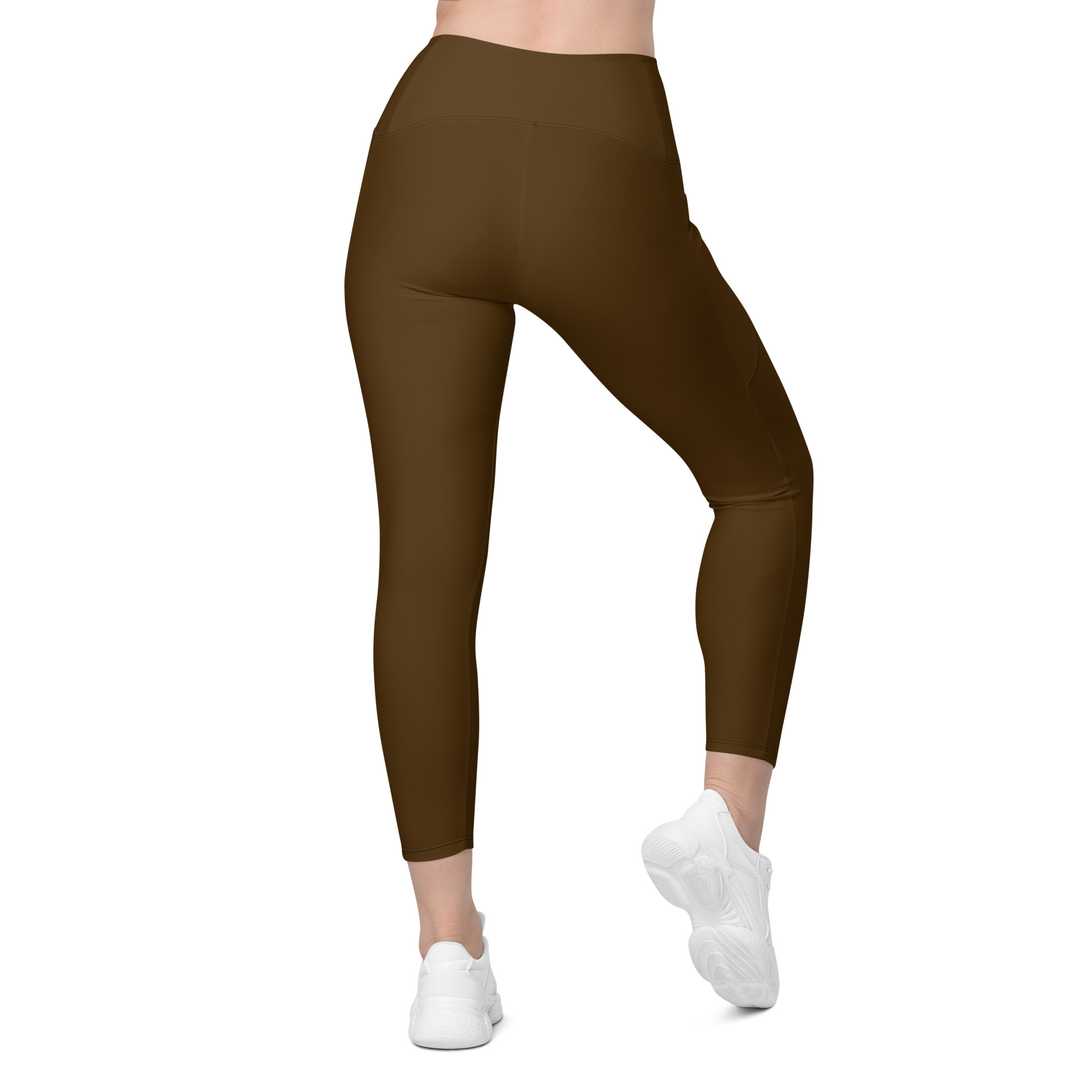 LB Athletics Club Pocket Leggings in Brown - Image 3