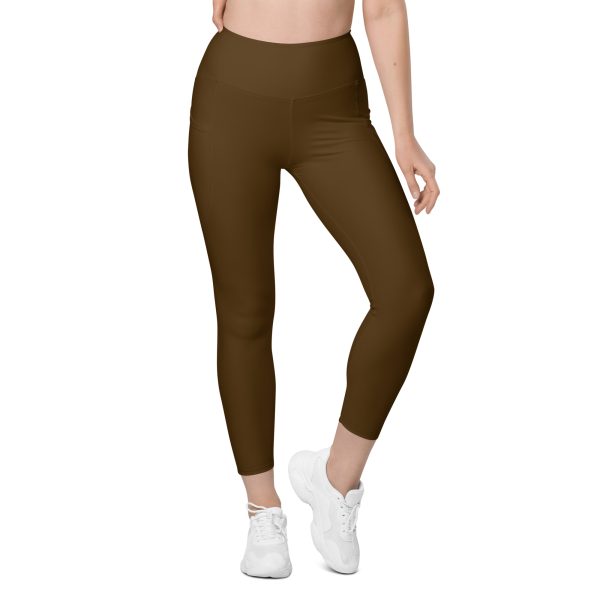 LB Athletics Club Pocket Leggings in Brown