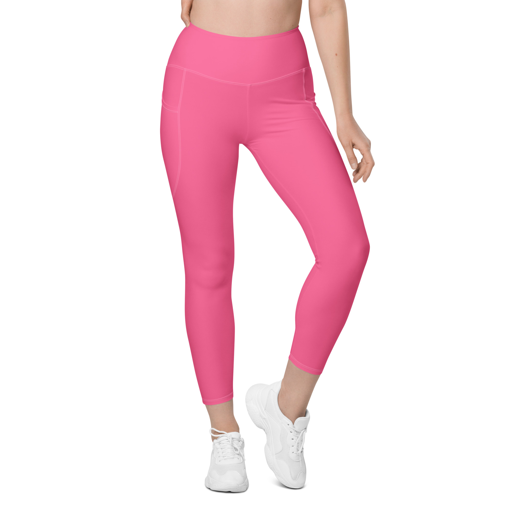LB Athletics Club Pocket Leggings in Flamingo - Image 4