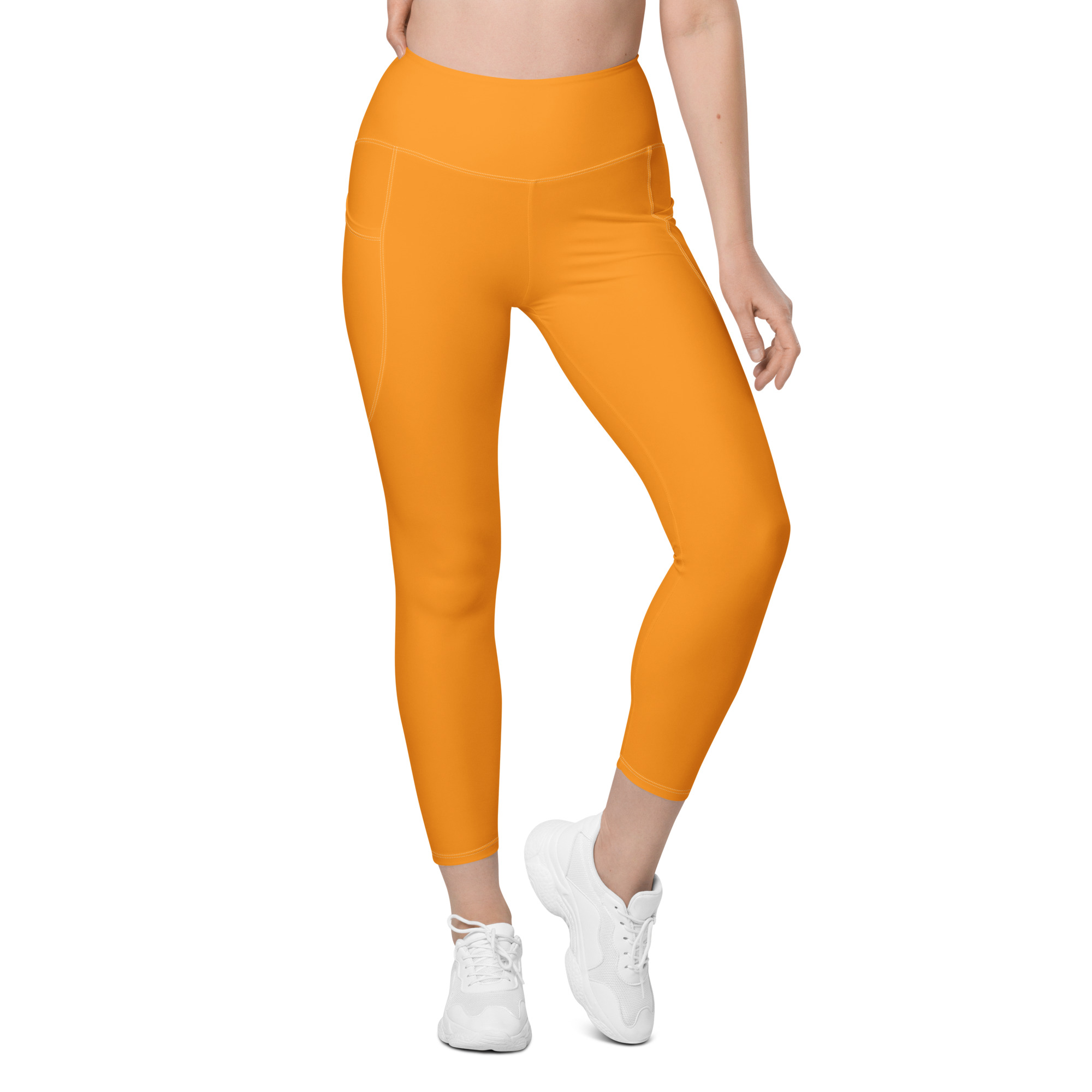 LB Athletics Club Pocket Leggings in Marigold - Image 4