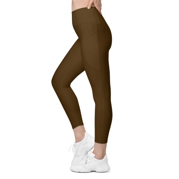 LB Athletics Club Pocket Leggings in Brown