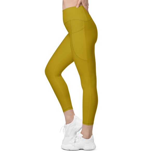 LB Athletics Club Pocket Leggings in Gold
