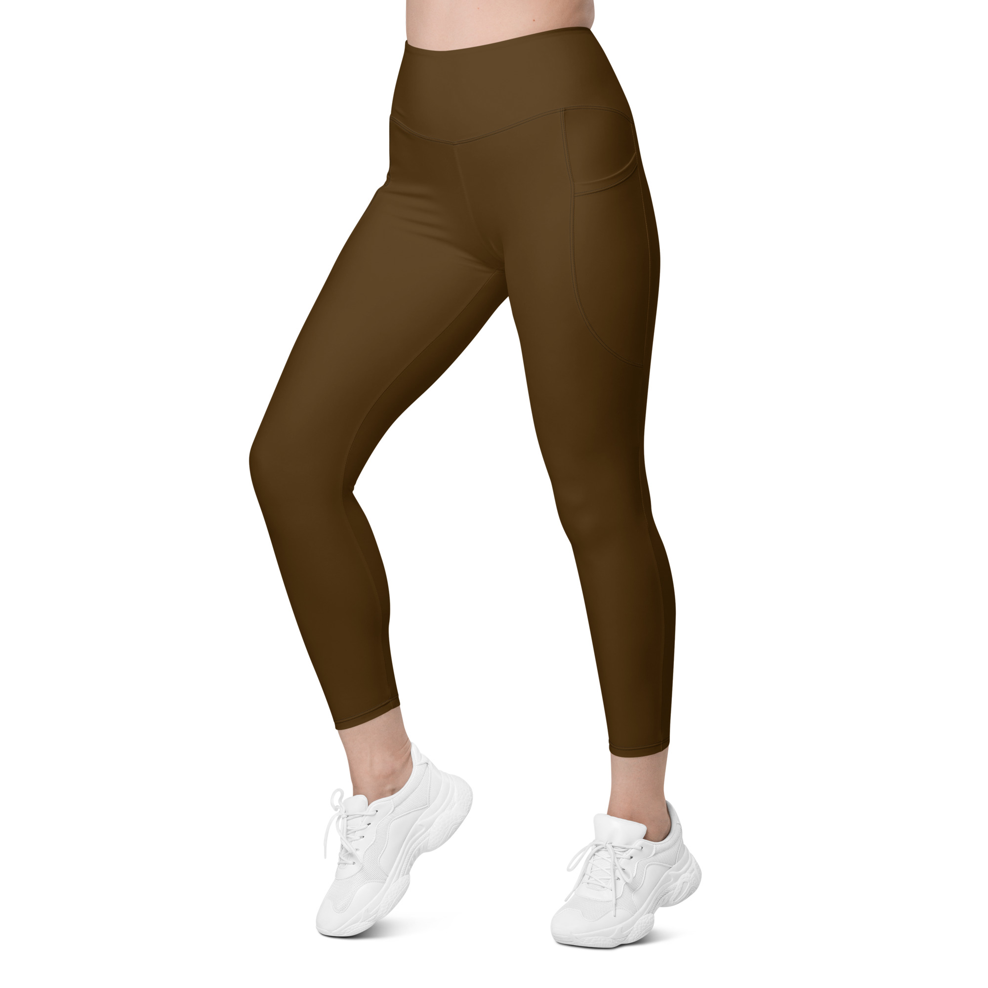 LB Athletics Club Pocket Leggings in Brown - Image 7