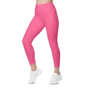 LB Athletics Club Pocket Leggings in Flamingo - Image 7