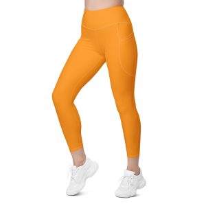 LB Athletics Club Pocket Leggings in Marigold - Image 7