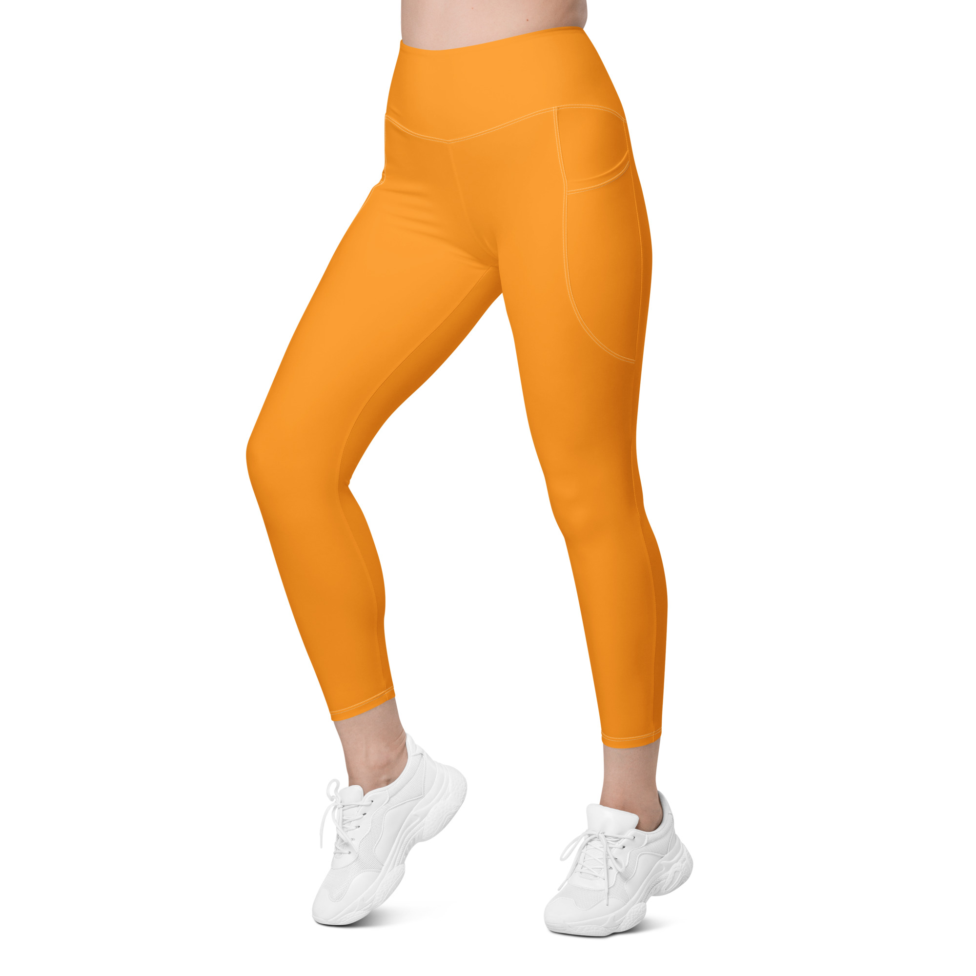 LB Athletics Club Pocket Leggings in Marigold - Image 7
