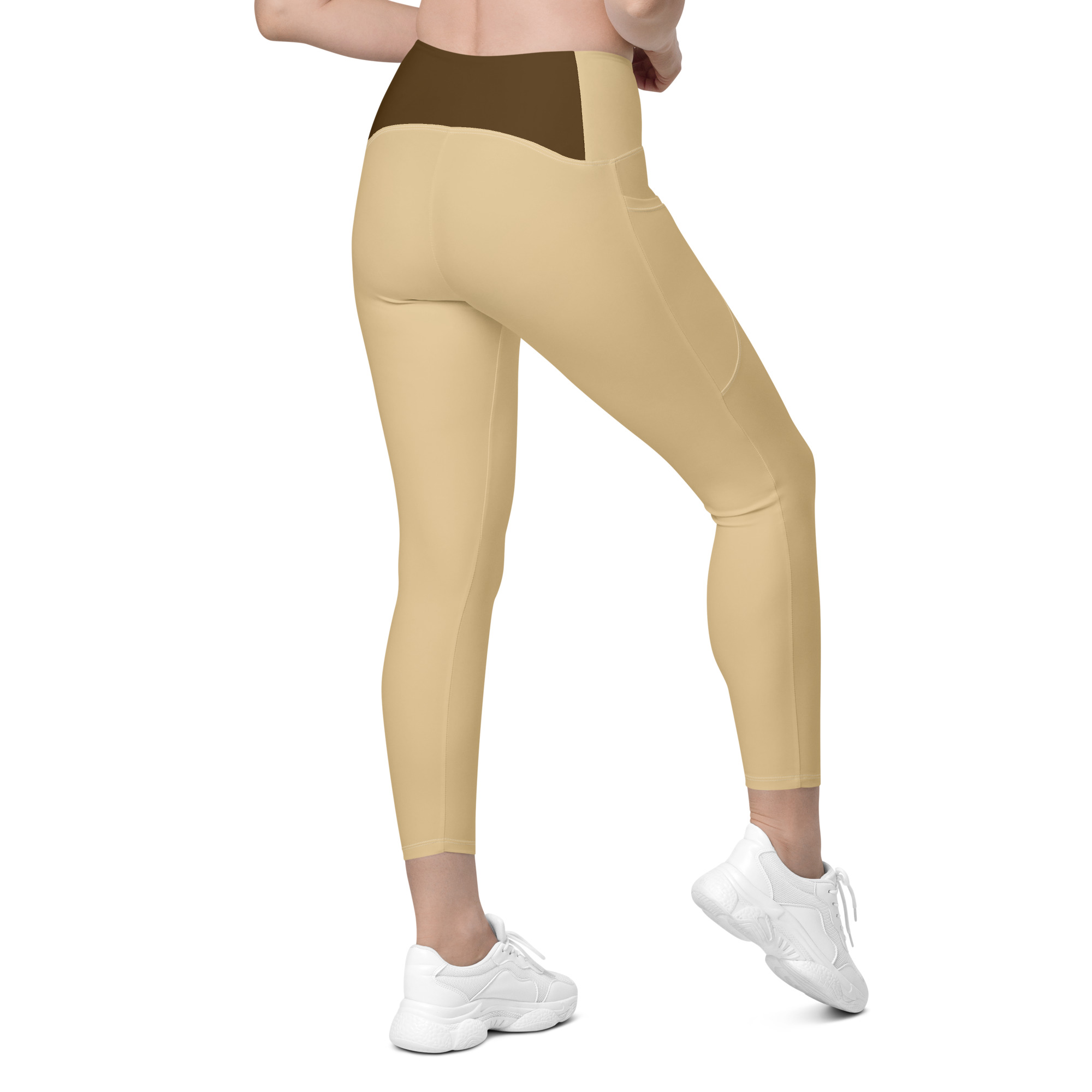 LB Athletics Club Pocket Leggings in Travertine - Image 2