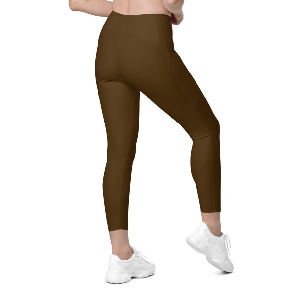 LB Athletics Club Pocket Leggings in Brown