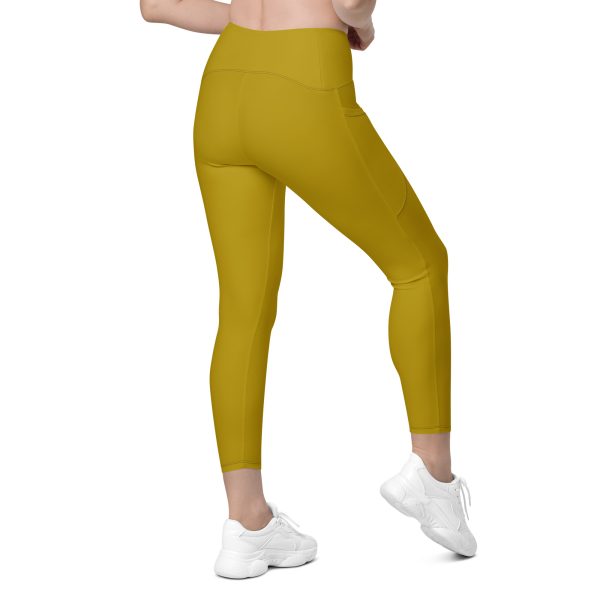 LB Athletics Club Pocket Leggings in Gold
