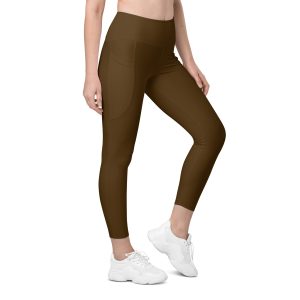 LB Athletics Club Pocket Leggings in Brown