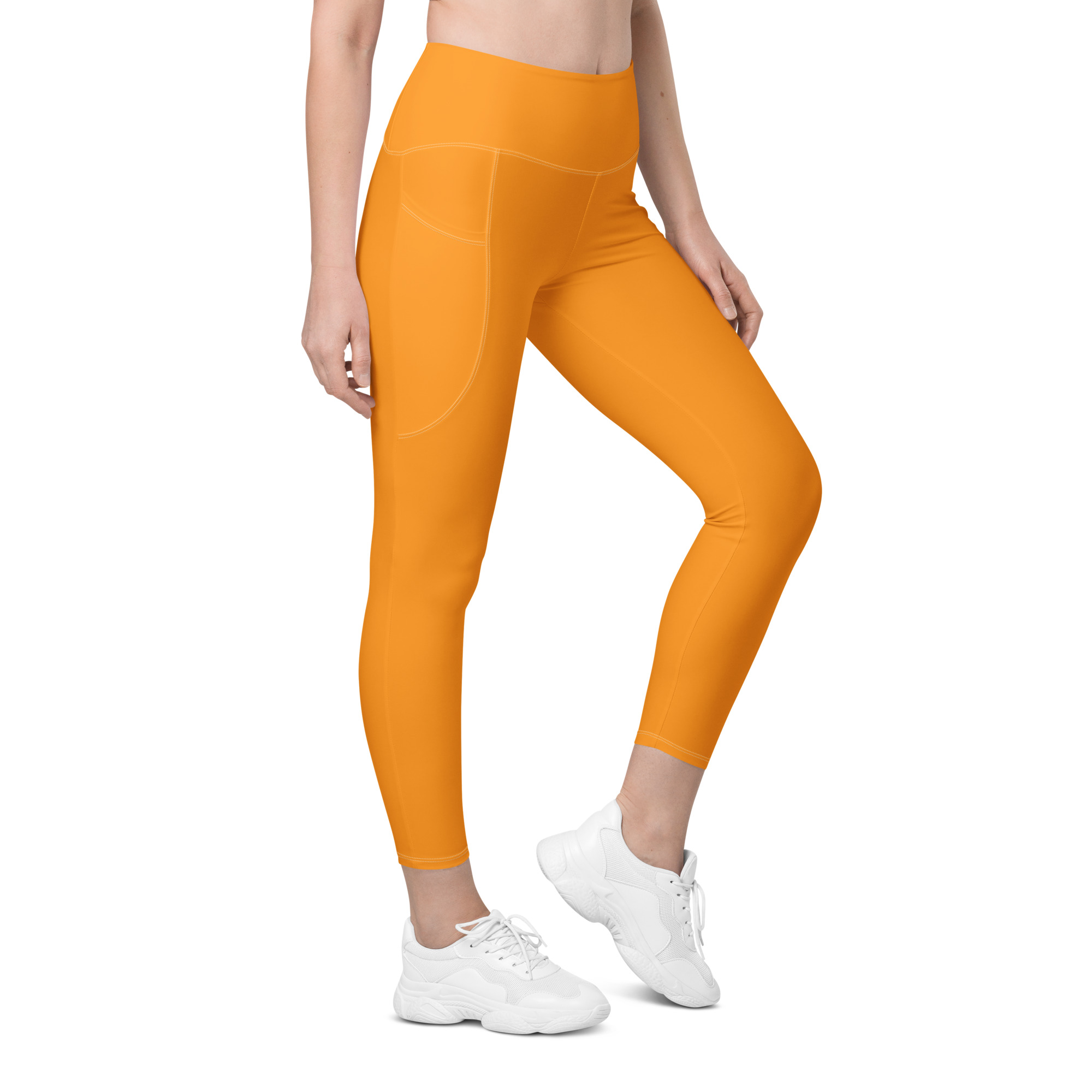 LB Athletics Club Pocket Leggings in Marigold - Image 1