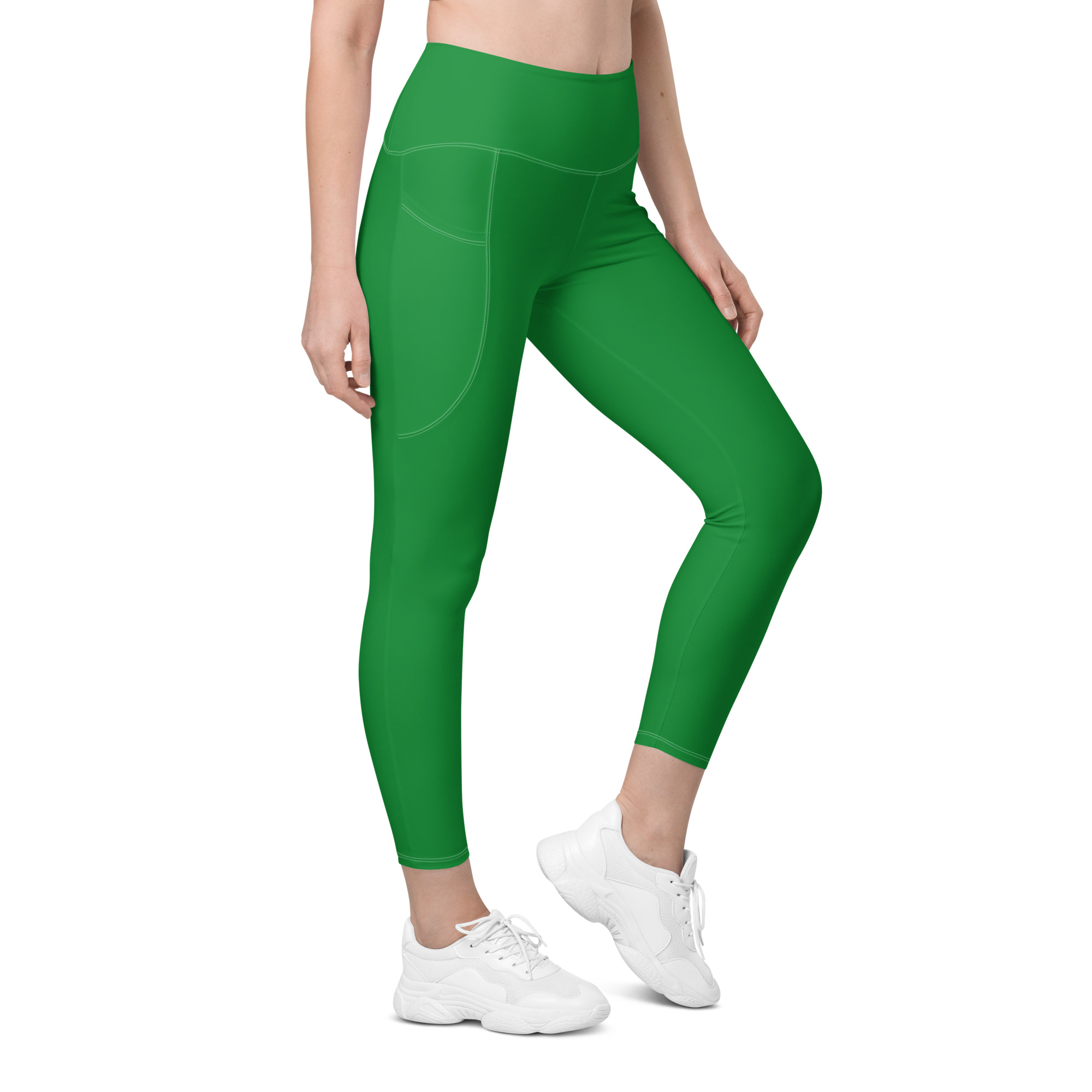 LB Athletics Club Pocket Leggings in Clover - Image 1