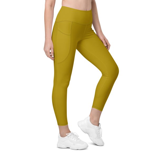 LB Athletics Club Pocket Leggings in Gold