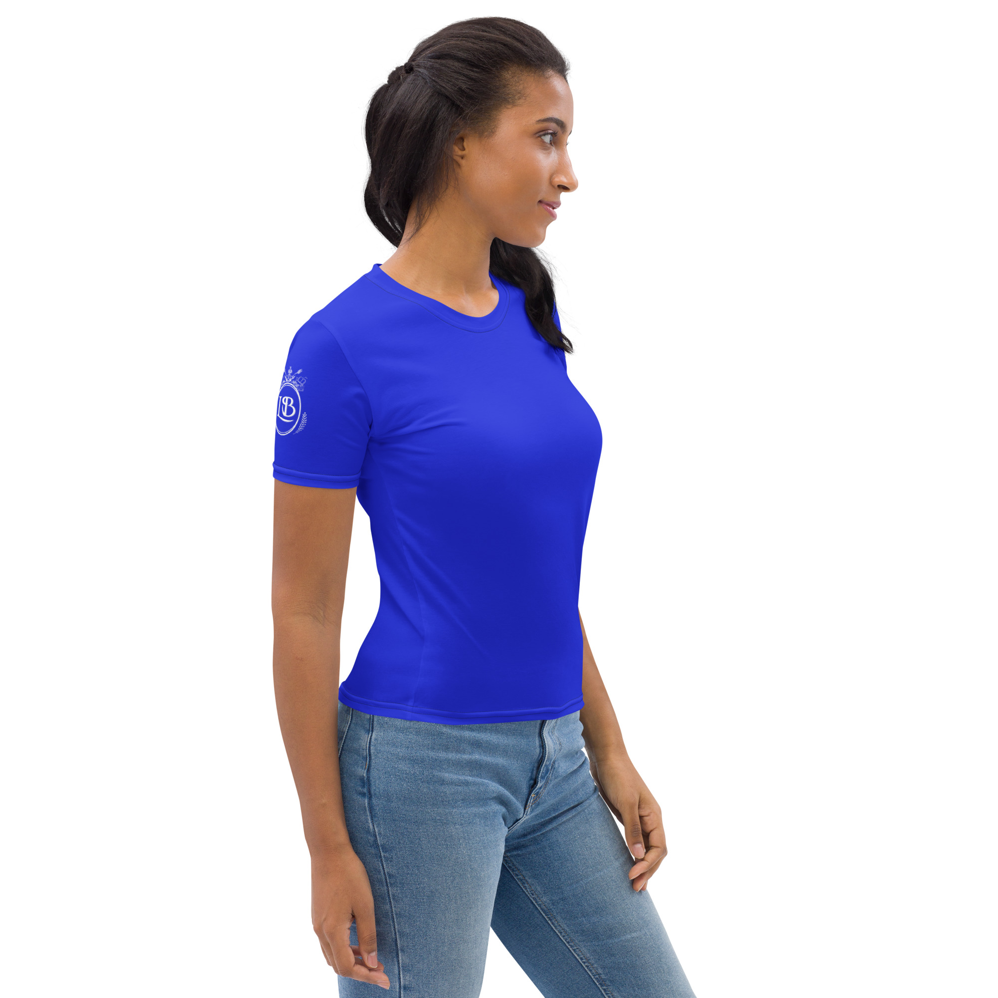 Easy Athletic Tee in Cobalt - Image 1