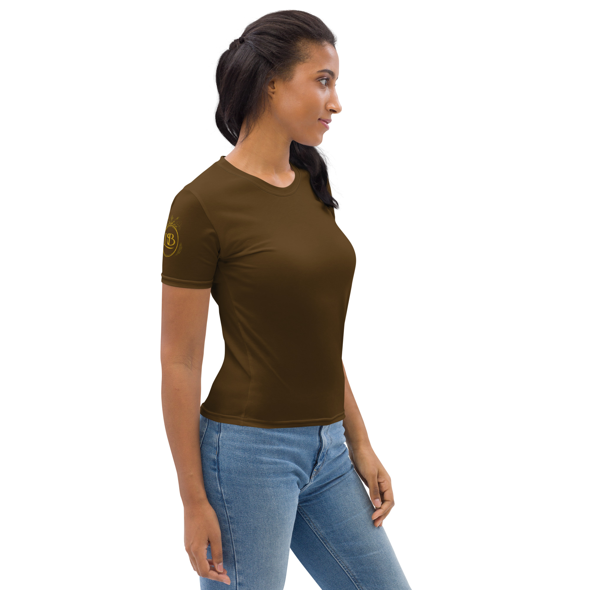 Easy Athletic Tee in Brown - Image 4