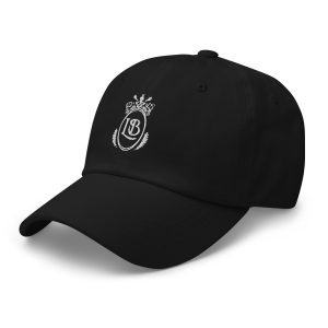 LB Crest Cap in Onyx & White Embroider - Image 5