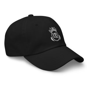 LB Crest Cap in Onyx & White Embroider - Image 3