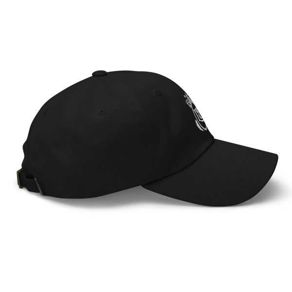 LB Crest Cap in Onyx & White Embroider