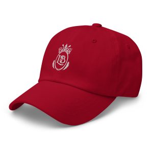 LB Crest Cap in Garnet & White Embroider - Image 5