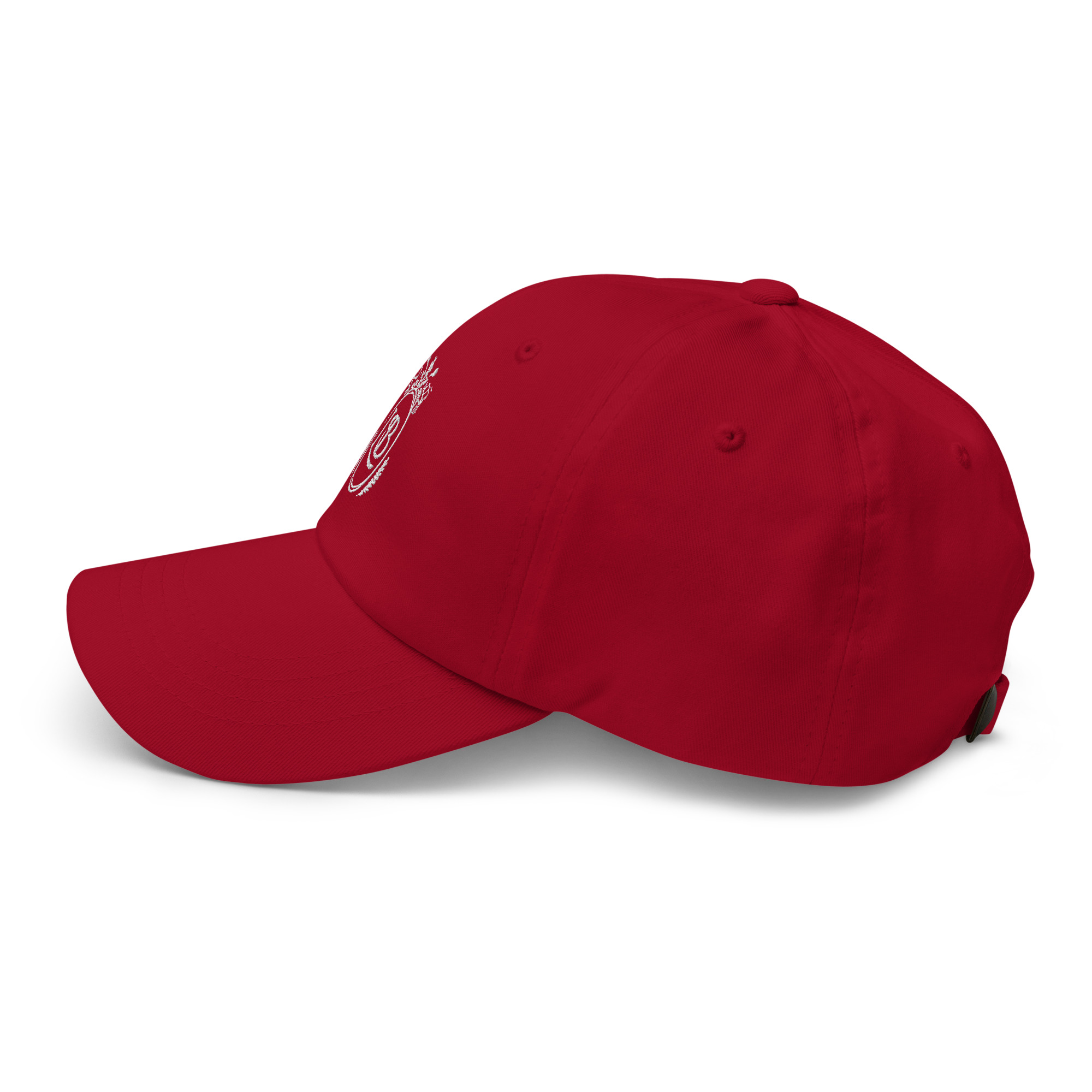 LB Crest Cap in Garnet & White Embroider - Image 4