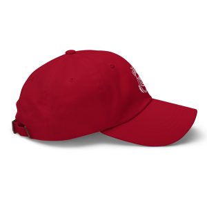 LB Crest Cap in Garnet & White Embroider - Image 2