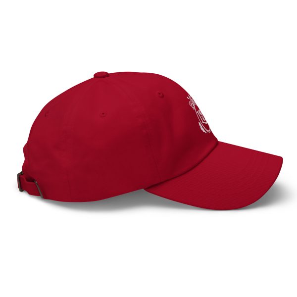 LB Crest Cap in Garnet & White Embroider