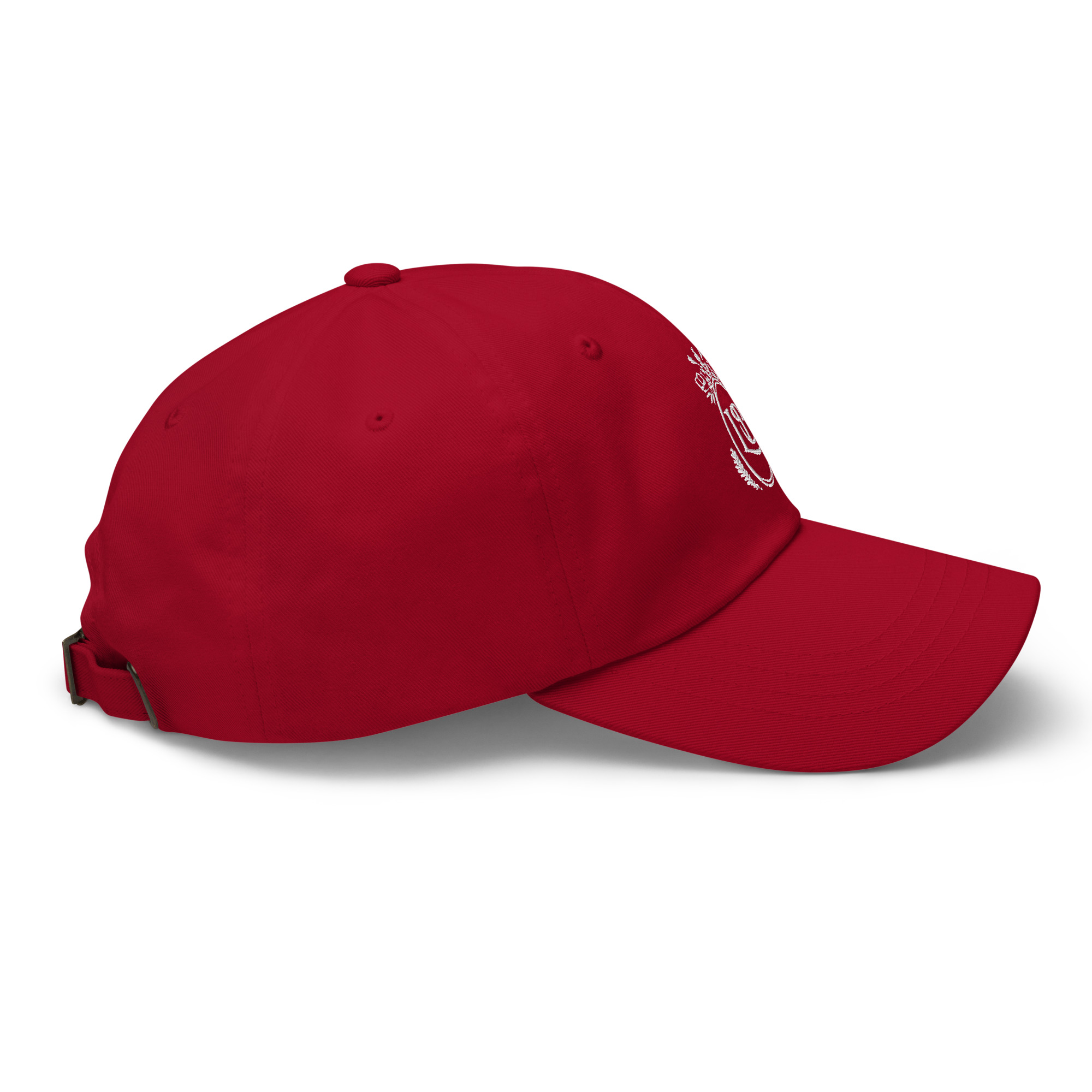LB Crest Cap in Garnet & White Embroider - Image 2