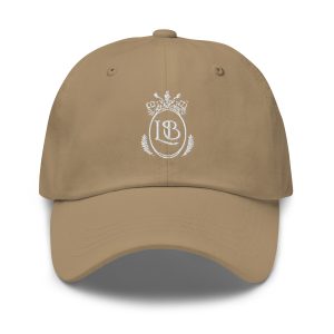 LB Crest Cap in Biscotti & White Embroider