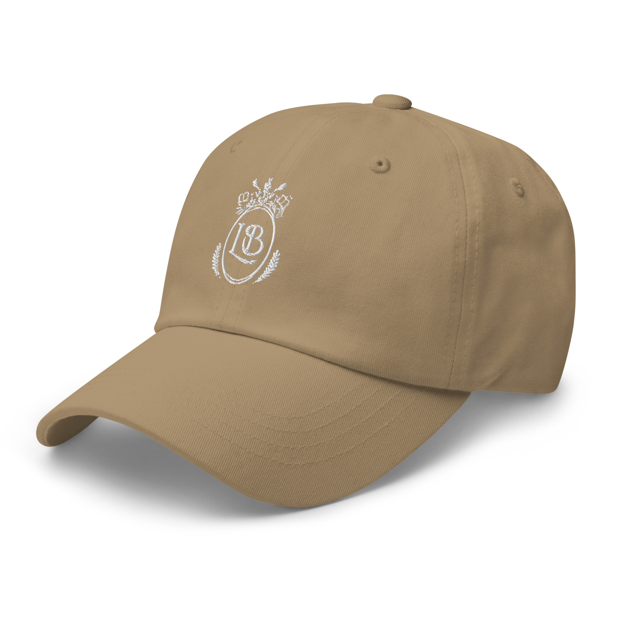LB Crest Cap in Biscotti & White Embroider - Image 5