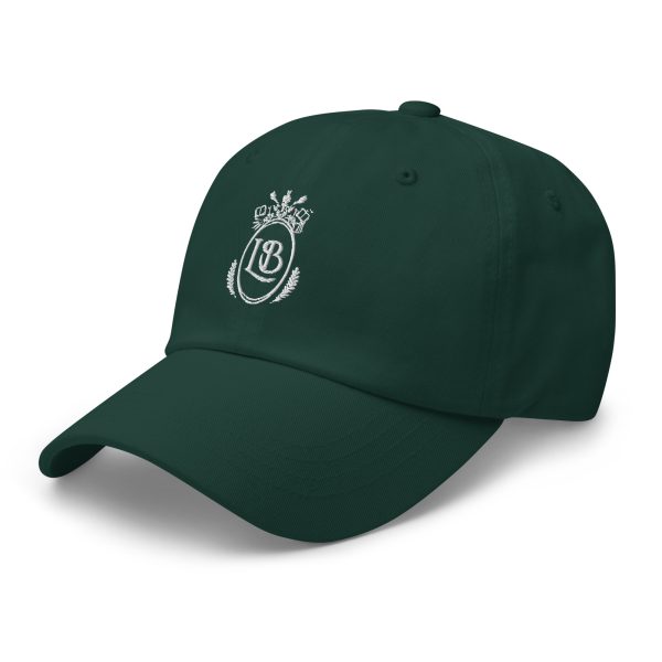 LB Crest Cap in Basil & White Embroider