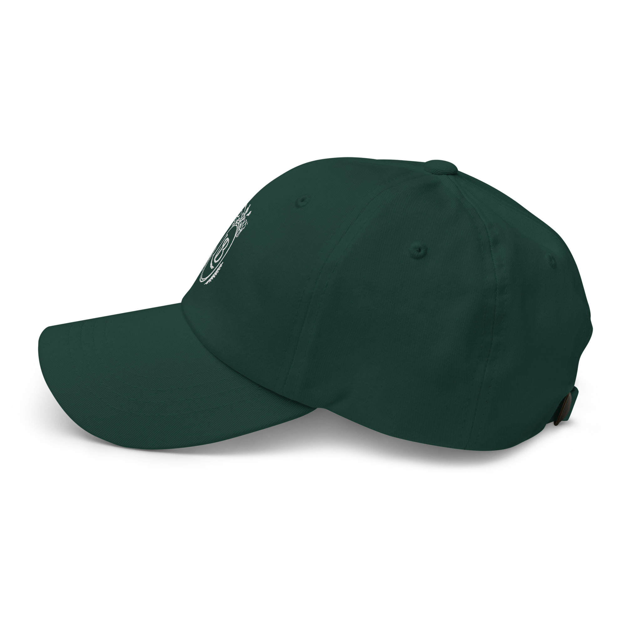 LB Crest Cap in Basil & White Embroider - Image 4