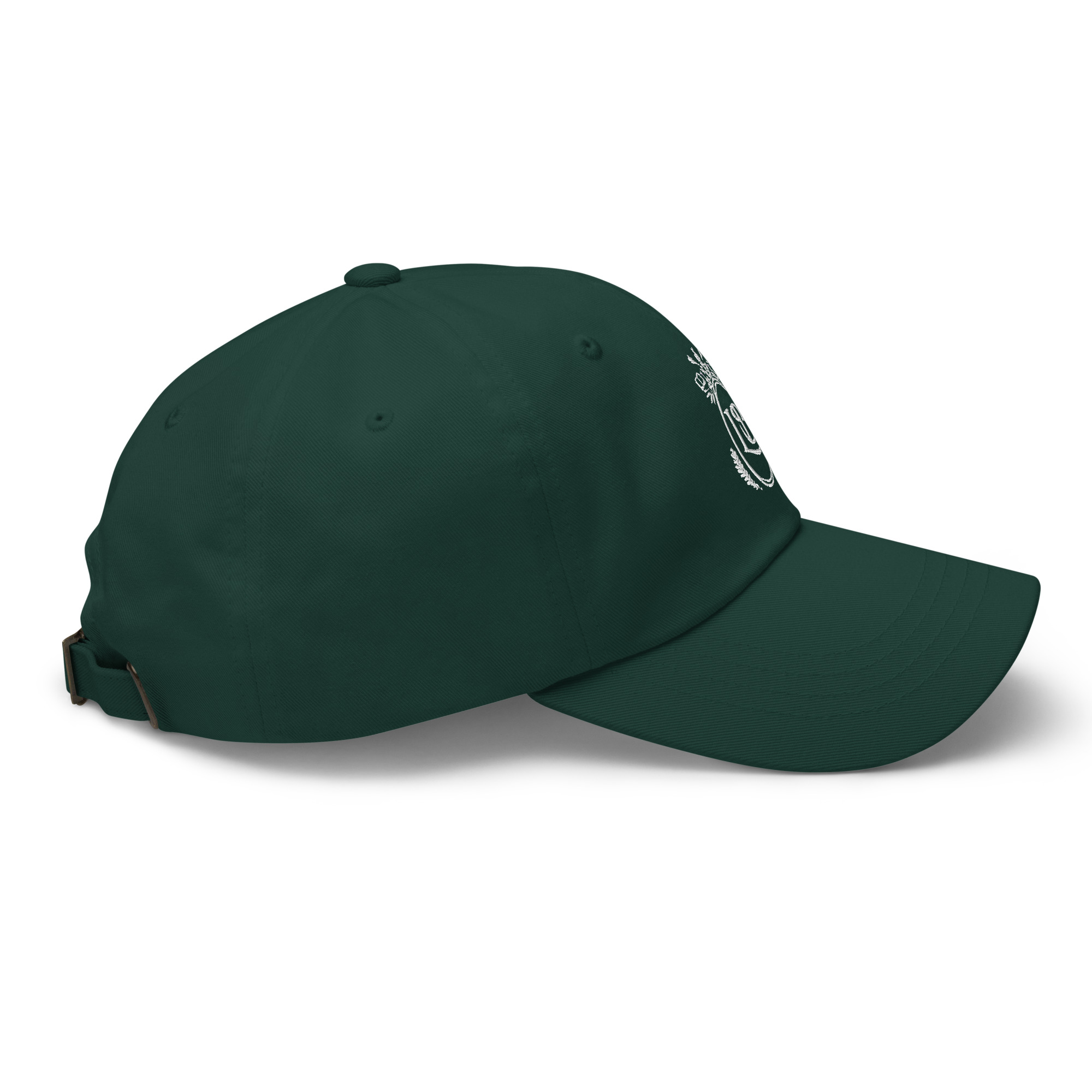 LB Crest Cap in Basil & White Embroider - Image 2