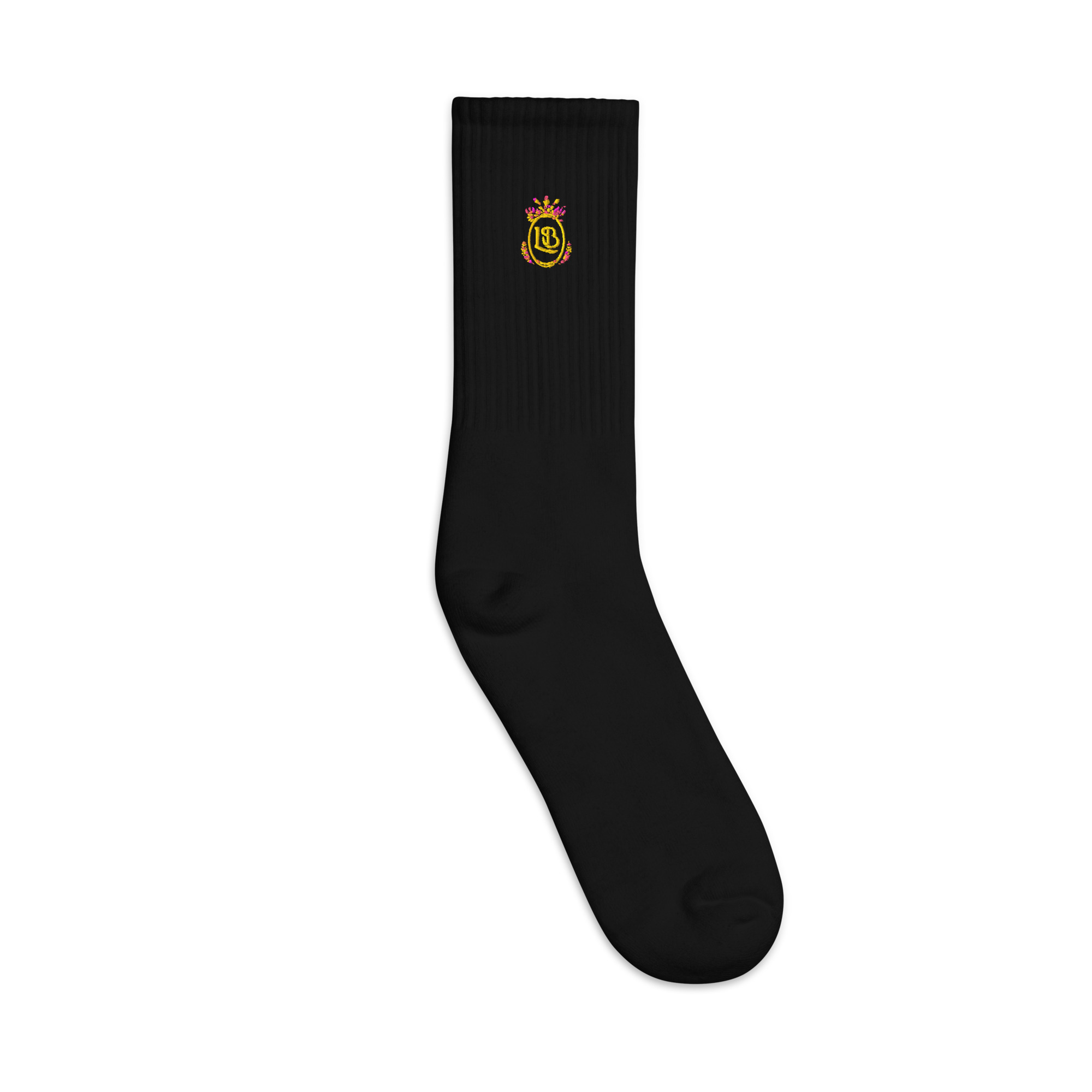 LB Crest Embroidered Socks - Image 1