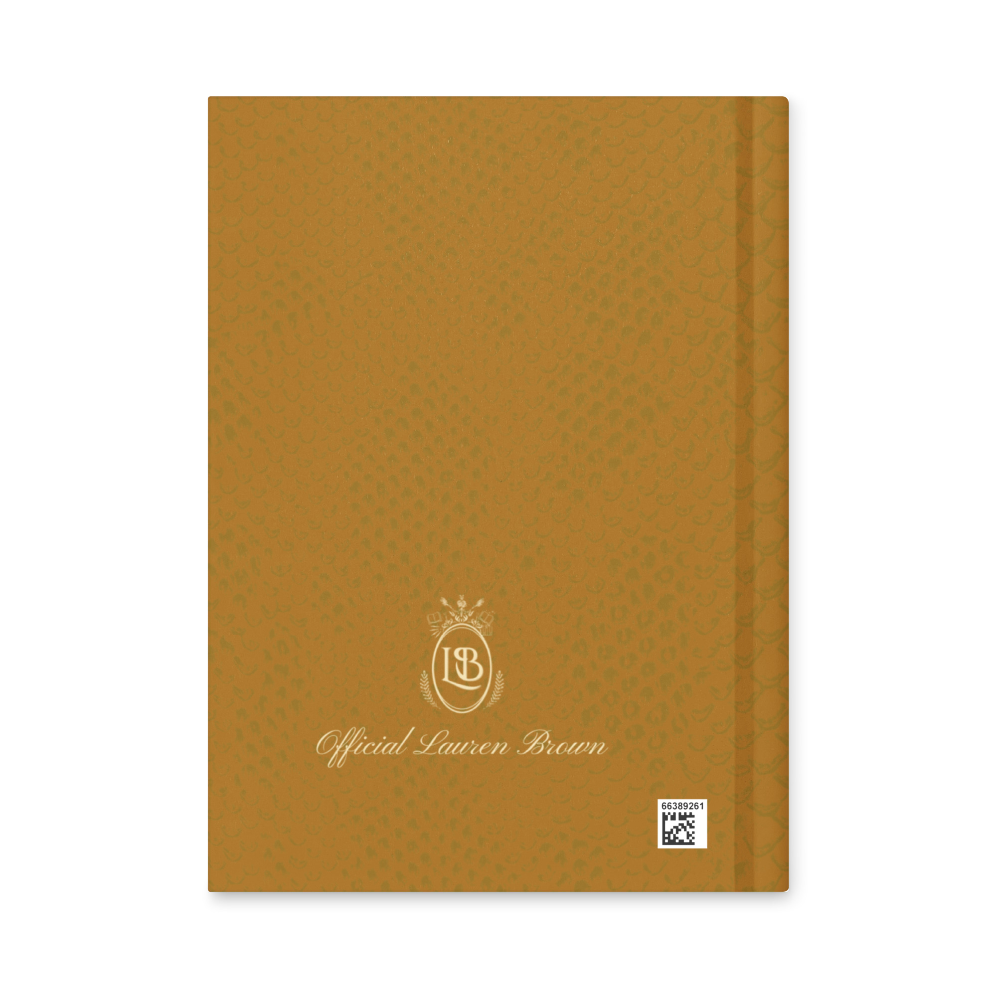 Exotic Hardcover Personal Journal in Gold - Image 2