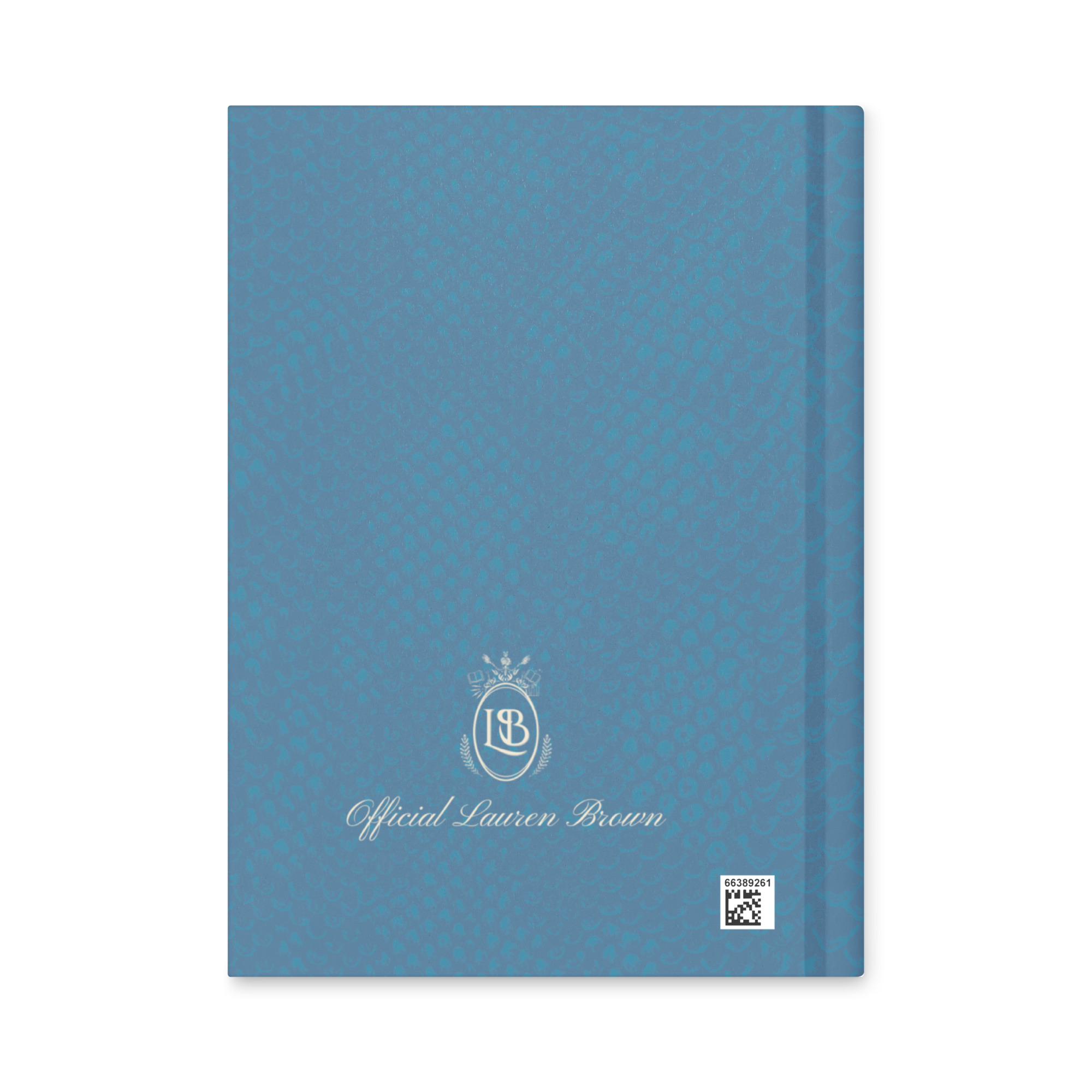 Exotic Hardcover Personal Journal in Aqua - Image 2