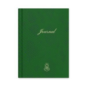 Exotic Hardcover Personal Journal in Emerald