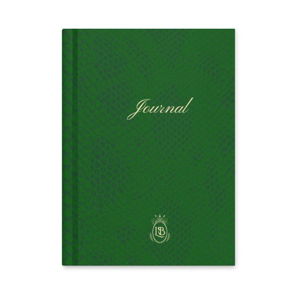 Exotic Hardcover Personal Journal in Emerald