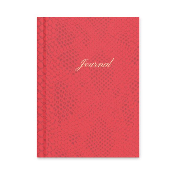 Exotic Hardcover Personal Journal in Coral