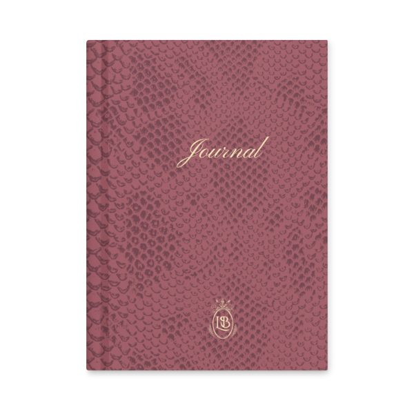Exotic Hardcover Personal Journal in Mauve