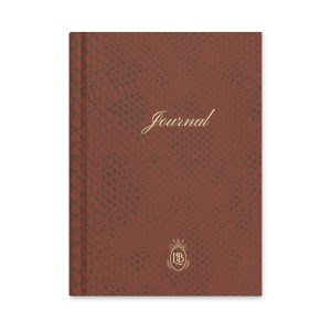 Exotic Hardcover Personal Journal in Brown