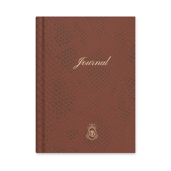 Exotic Hardcover Personal Journal in Brown