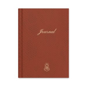 Exotic Hardcover Personal Journal Terracotta