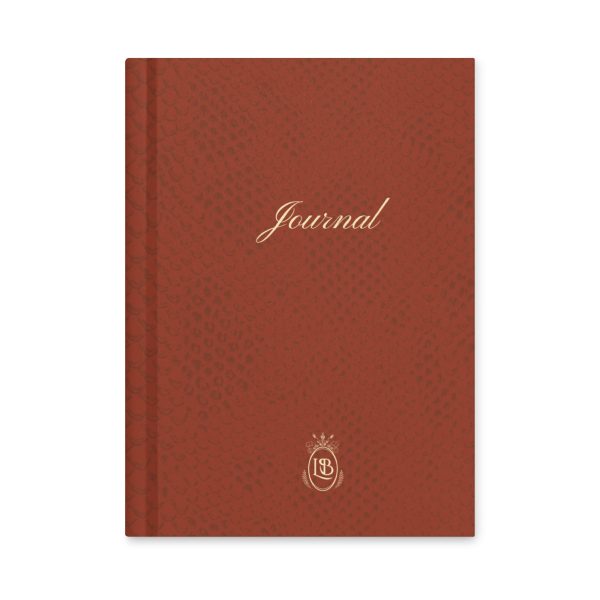 Exotic Hardcover Personal Journal Terracotta