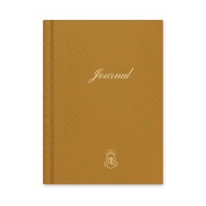 Exotic Hardcover Personal Journal in Gold