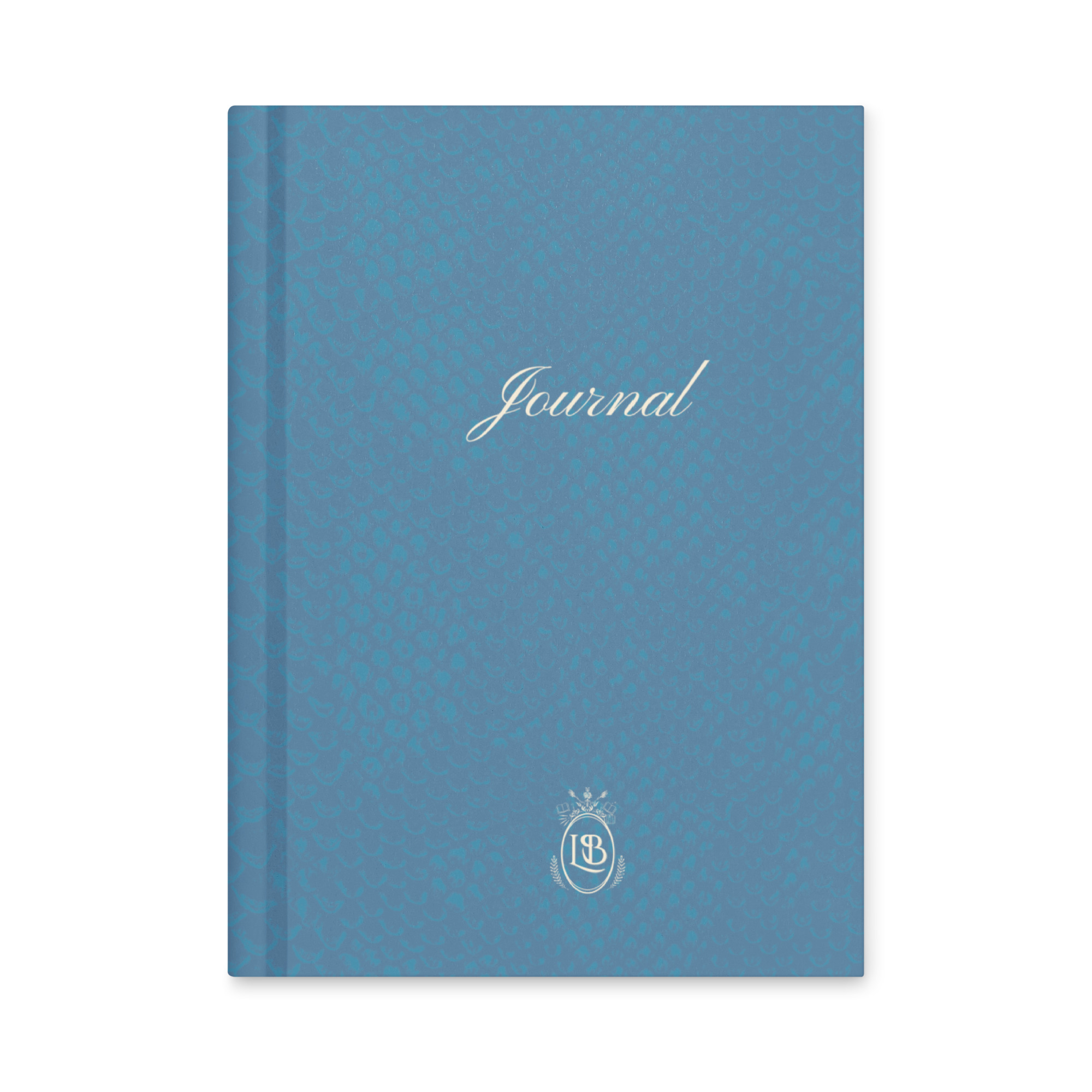 Exotic Hardcover Personal Journal in Aqua - Image 1