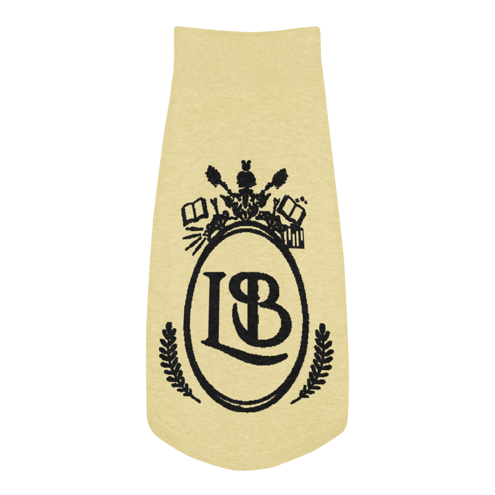 OLB Knit Pet Sweater in Butter & Onyx - Image 19