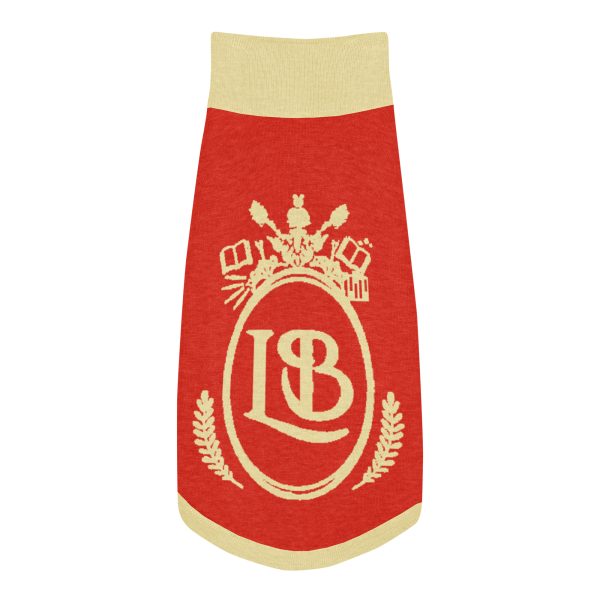 OLB Knit Pet Sweater in Cherry