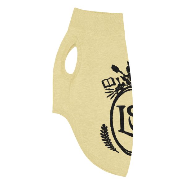 OLB Knit Pet Sweater in Butter & Onyx